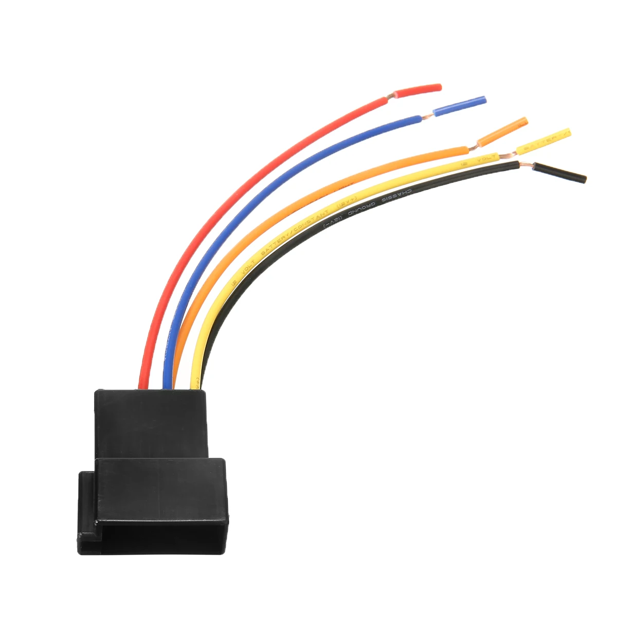 Mayitr 1pc 12V 16CM Universal Car Stereo Female Socket Radio ISO Wire Harness Adapter Connector FOR Power 4 speakers