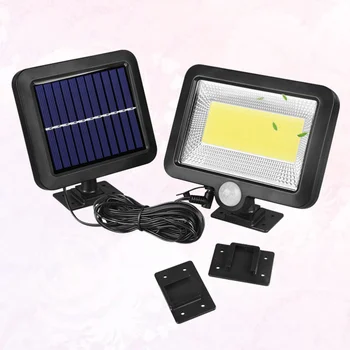 

Solar Sensor Wall Lamp Split Super Bright 100 COB Outdoor IP65 Waterproof Sensing Lamp Body Sensing Wall Lamp with 5m Extending