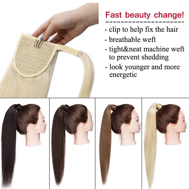 Estensione Coda Di Cavallo Clip Ad Artiglio Su Estensione Coda Di Cavallo Ondulata, 22'' Clip Ad Artiglio Estensioni For Capelli Coda Di Cavallo Ondulata Clip Sintetica In Posticci Coda Di Cavallo For - Foto 8