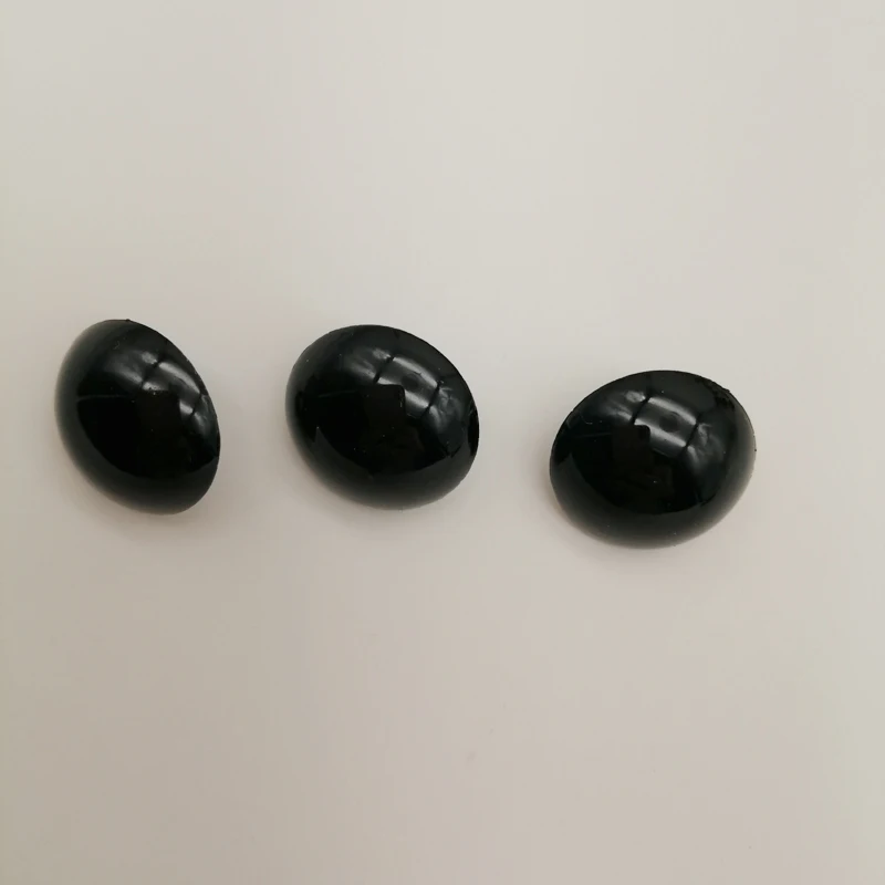 100pcs Toy Eyes Black Buttons with Shank Doll Soft Toy Eyes Craft Animal Eyes for Toys DIY Handmade Clothing Sewing Accessories 2