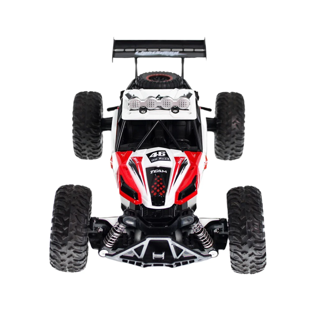 

1:16 Toy Racing Crawler Kids 2WD 2.4G RC Car Outdoor PVC Gift Anti Slip USB Rechargeable Anti-collision