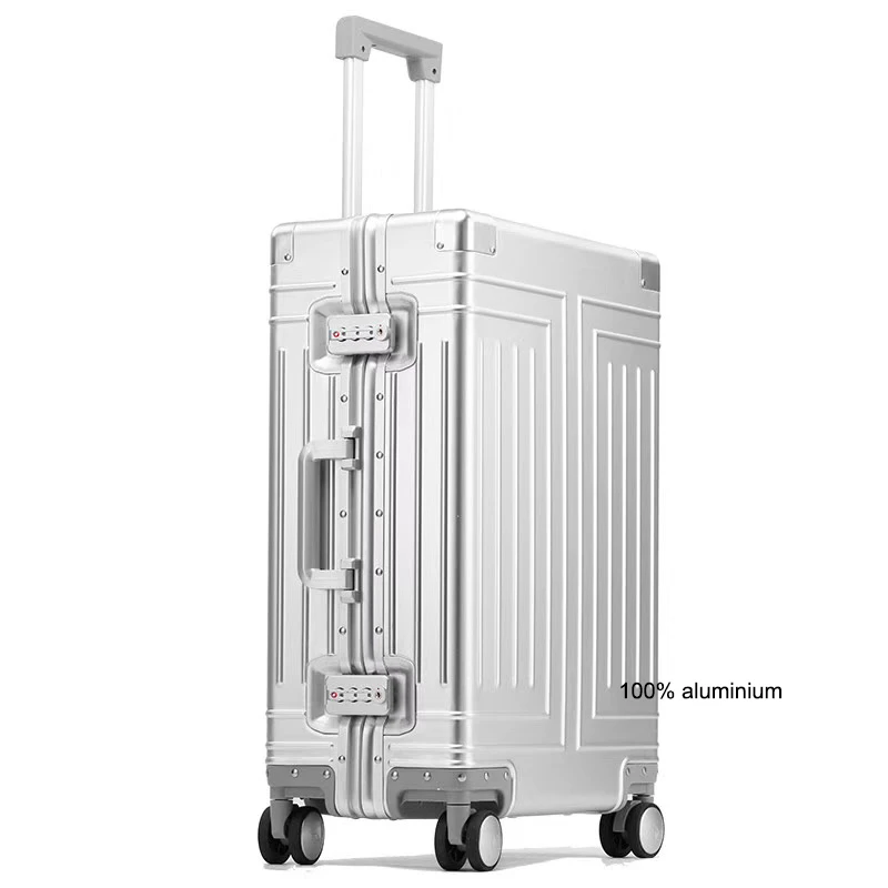 descuento Escrutinio Discurso Carrylove maleta de aluminio con ruedas, maleta con ruedas, impermeable,  cabina metálica, equipaje, 20 ", 24", 26 ", 29"|Equipaje con ruedas| -  AliExpress