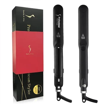 

Professional Steam Hair Straightener Iron Argan Oil Treatment 450F Fast Heating Tourmaline Ceramic Hair Care Styling Tool