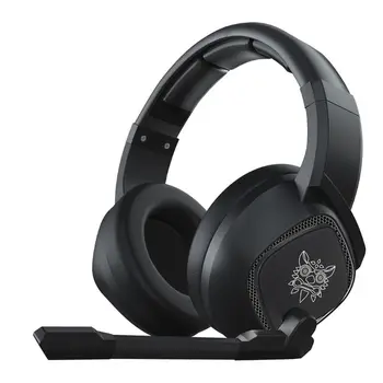 

Gaming Headset with Mic Noise Isolating Deep Bass Surround Over-Ear Headphones with LED Lights