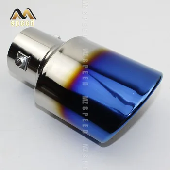 

Universal Car Rear Round Exhaust Pipe Tail Muffler Tip Chrome Stainless Steel Automobile Muffler Tip Replacement For Auto Acce