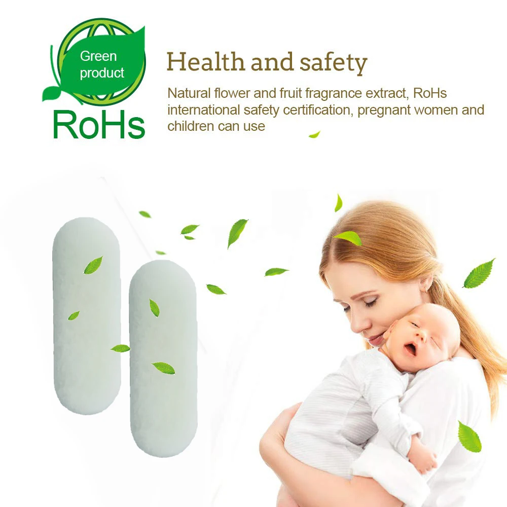 Car Air Freshener Clip with Auto Perfume Car Refresher Diffuser with 6 Fragance Flavor Sticks