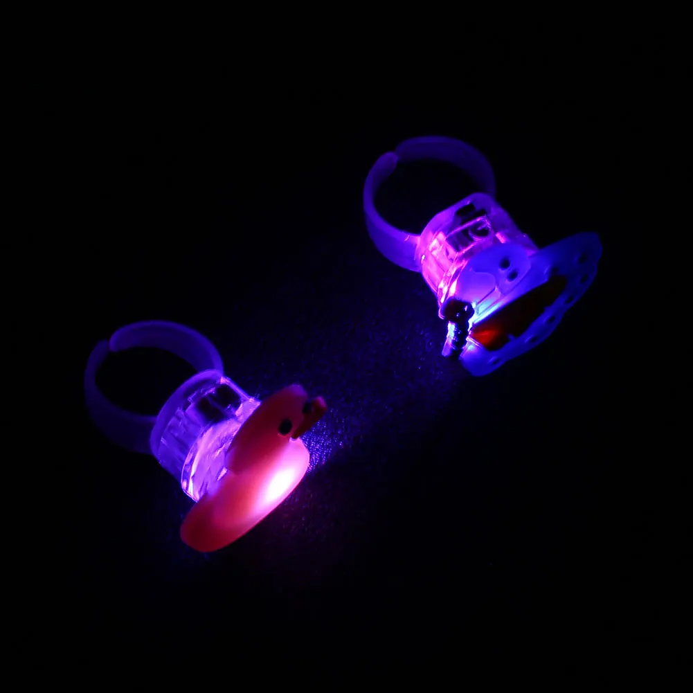 Креативный светодиодный мультяшный перстень светящиеся кольца для мальчиков и