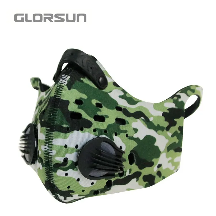 005I00802 GLORSUN высокое качество n95 pm2.5 респиратор от пыли маска для лица n95 смога загрязнения воздуха моющаяся смога Спортивная маска - Цвет: 005I00802