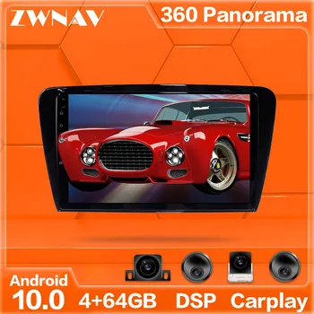 

360 Cameras Android 10 system Car Multimedia Player For Skoda Octavia 2013-2018 GPS Navi Radio stereo IPS Touch screen head unit