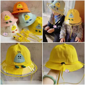 

1PC NEW Children Anti Fog Dust Cap 2 In 1 Hat For Kid Anti Flue Spittle Anti Dust Cover Full Face Eye Protect Hat Face Mask