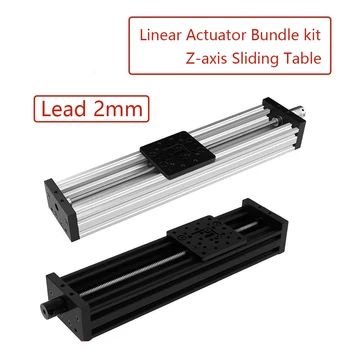 

3d Printer T8 Lead Screw Openbuilds Z-axis Diy C-beam CNC Sliding Table 300mm 350mm 400mm 500mm Linear Actuator Bundle Kit