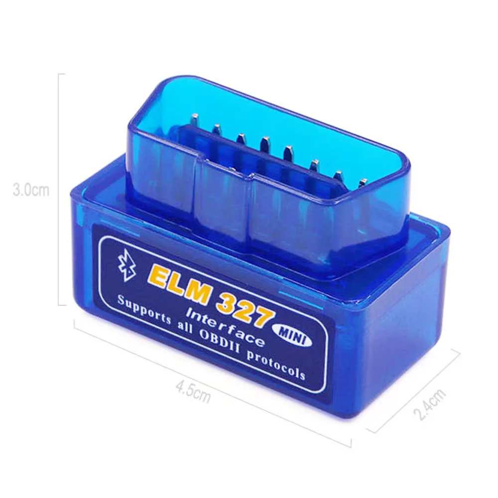 ELM327 Bluetooth OBD2 Android автомобильный сканер Авто диагностический инструмент OBDII сканер V1.5 ELM327 Bluetooth OBD2