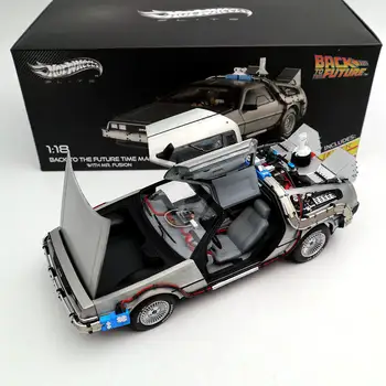 

1/18 Scale For Hot Back To The Future Time Machine Ultimate Elite Edition BCJ97 Models Diecast Toys Hobbies Collection Gifts