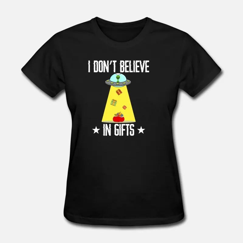 Неизвестная футболка с надписью Create I't Believe In Gifts инопланетянин НЛО 2020