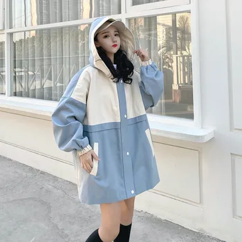 

Loose Coat Women Bf Windbreaker Sport Autumn Jacket Female Harajuku Plus Size Streetwear Basic Jackets Outerwear & Coats