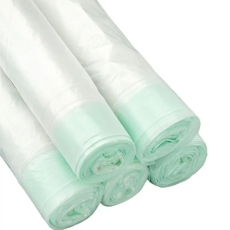 50 Pcs Potty Diaper Bags Potty Training Seat Baby Toilet Seat Bin Bags Travel Potty Liners Disposable With Drawstring