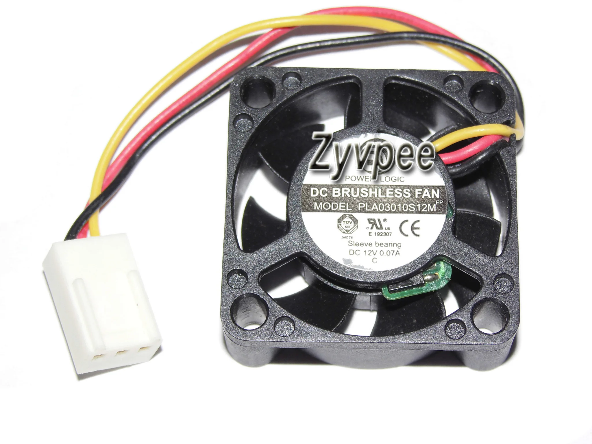 Power Logic 3 см, 30*10 мм PLA03010S12M 12V 0.07A 3 жилы 3 штырьковое micro вентилятор шлюз кулер для маршрутизатора