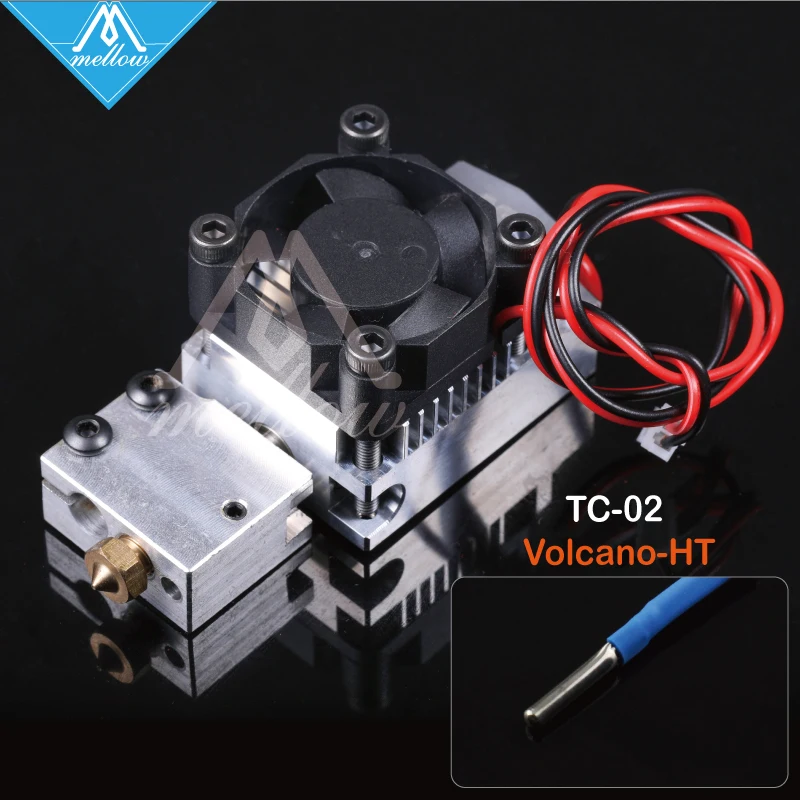 Экструдер Mellow для 3D принтера I3 12 В/24 В циклопс и Чимера 2 в 1 цвета Hotend Bowden с