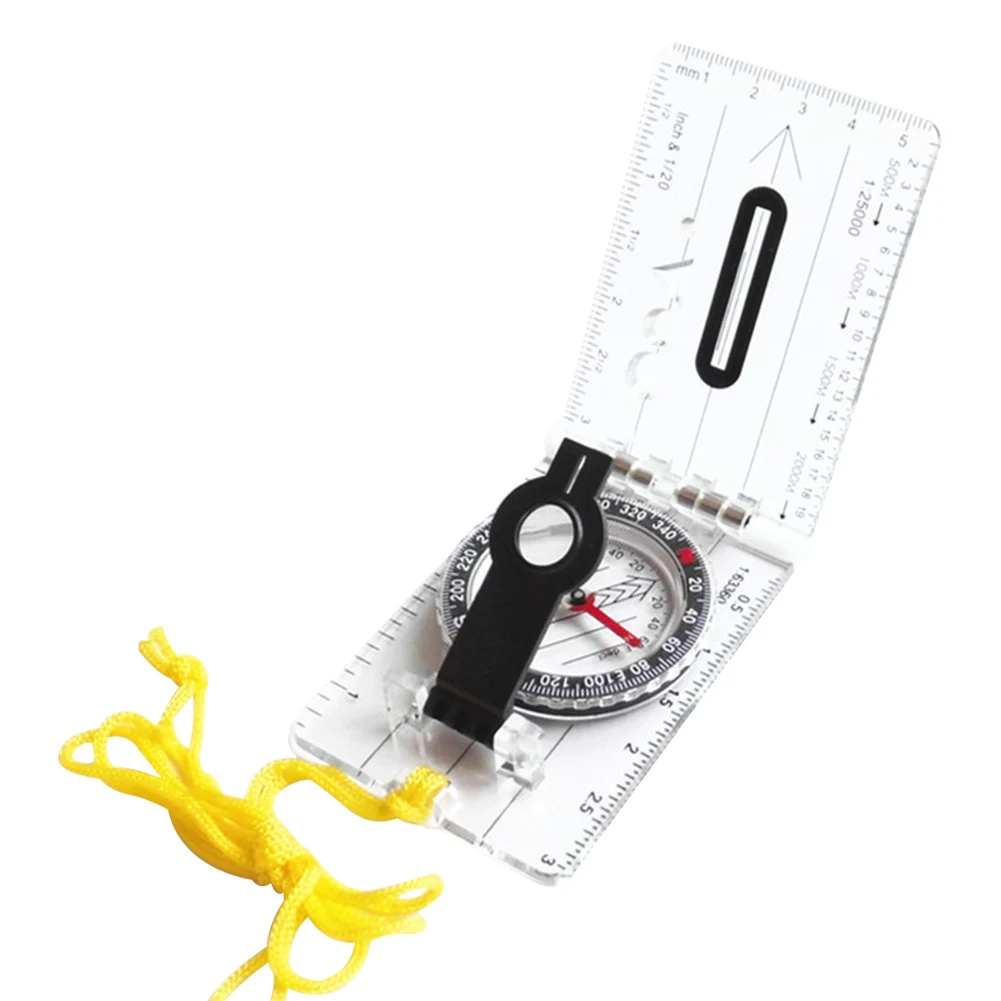 

Portable Gift Handheld Foldable Guide Easy Use Accurate Outdoor Durable Hiking Direction With Map Ruler Multifunction