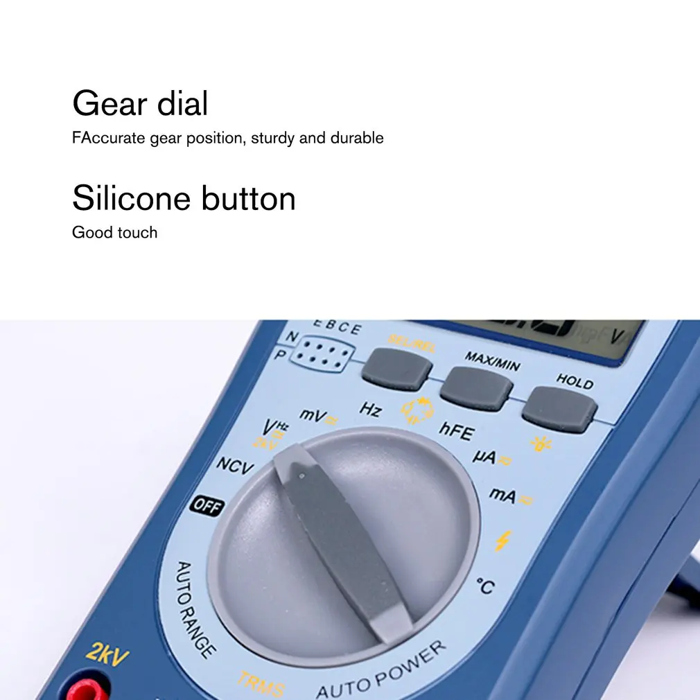 Digital Multimeter DC/AC Current Voltage T-RMS Auto Range NCV/Capacitor/ Frequency/Triode/ Diode/Temperature Tester VC94 Sale