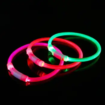 

LED Pet Collar Dog Collar Neck Band Fascinating Novelty Luminous Electric 50cm USB Charging Puppy Ornament Glow Night Lighting