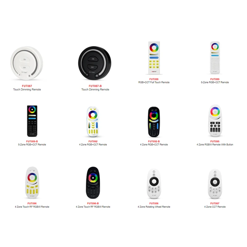 Mi boxer Remote 2.4G LED Controller Button/Touch RF Wireless FUT088 FUT006 FUT007 FUT089 FUT096 FUT092 FUT095 FUT087 | Лампы и