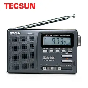 TECSUN DR-920C Digtal Fm Radio Display FM/MW/SW Multi Band Portable Radio FM:76-108MHz/MW:525-1610kHz/SW:5.95-21.85MHz Radio