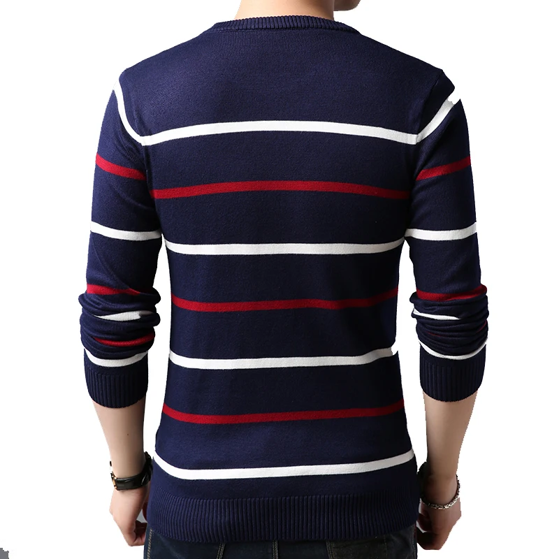 Great Value TFETTERS Men Brand Sweater Sweaters Pullover Men Casual Striped O-Neck Sweater Men Clothing 2019 Autumn Winter Knitwear