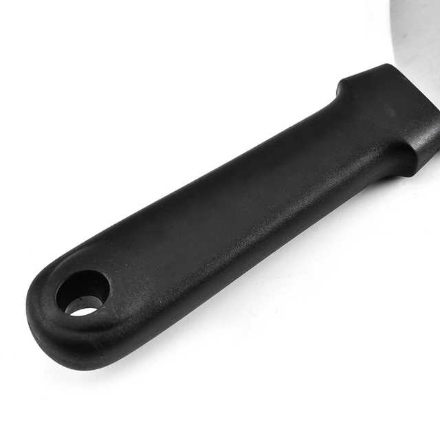 Justdolife Termék Palacsinta Lapáttal Rozsdamentes Acél Félkör Alakú Lapát Steak Grill Kaparó Spatula Serpenyő - Image 3