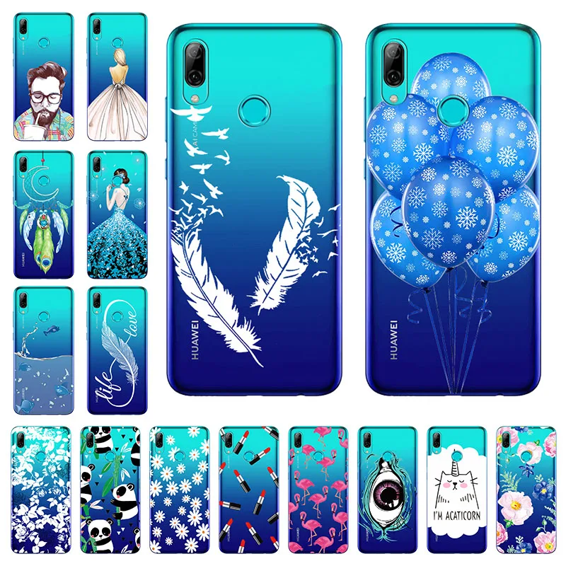 

For Huawei P Smart 2019 Cases Silicone Clear Soft TPU Back Cover For Funda Huawei P Smart Plus 2019 Case Cover Nova 4 Lite Bags