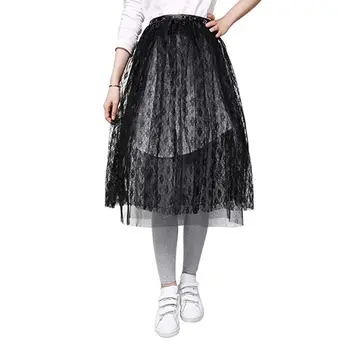 

80s Cosplay Costume Set Black Lace Tutu Skirt Rivets Waistband Bowknot Headband Hot New