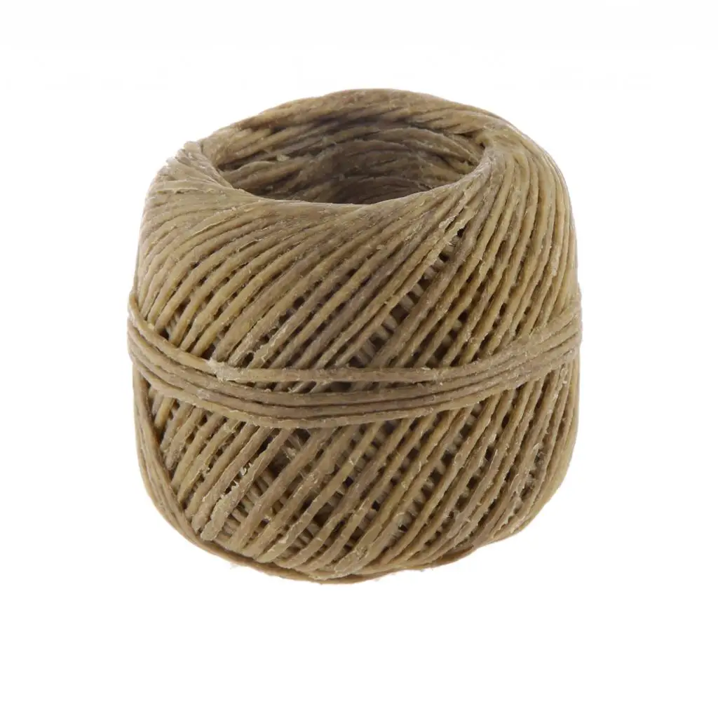 Wholesale Organic  Wick Beeswax Coating Candle Wick DIY 200ft 0.1cm - 2 Types Available