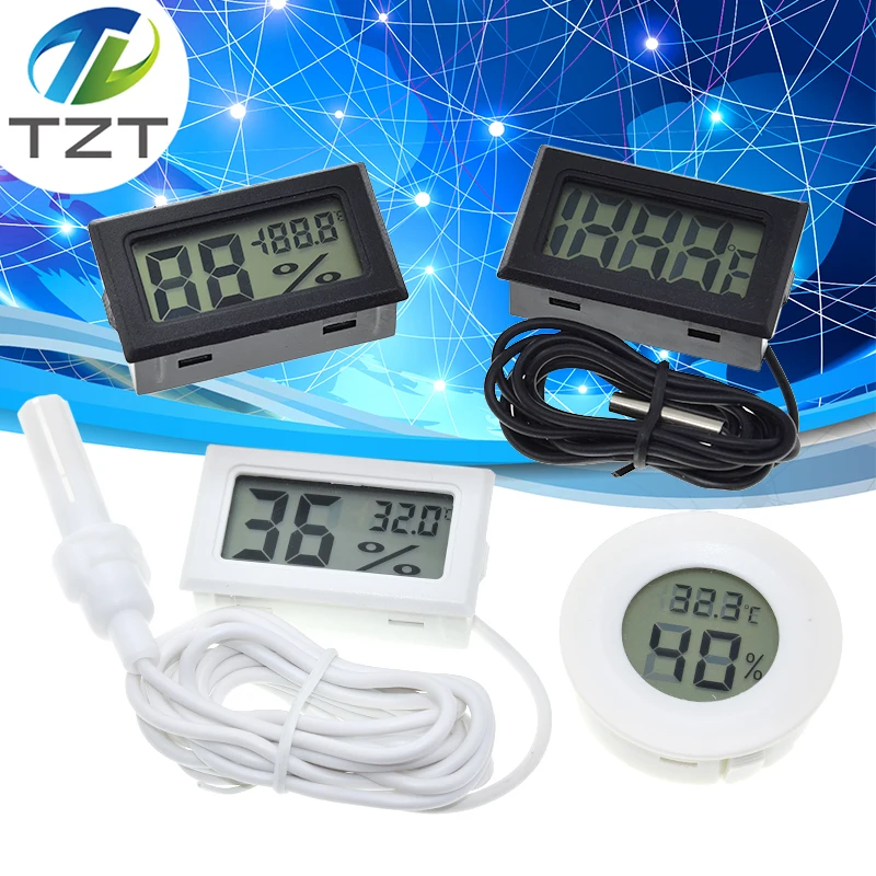 Mini LCD Digital Thermometer Hygrometer Temperature Indoor Convenient Sensor Humidity Meter Gauge Instruments | Электронные