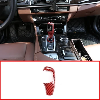 

Left Right hand driving ABS Carbon Fiber Red For BMW F20 F30 F31 F34 X5 F15 X6 F16 X3 F25 X4 F26 F10 Car Gear Shift Head Trim