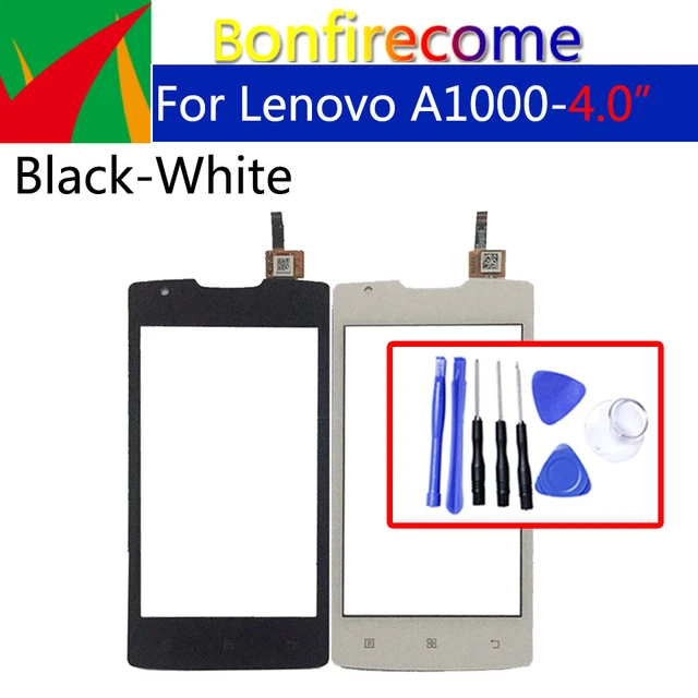 Touch Screen Digitizer For Lenovo A1000 A 1000 LCD Display Front.