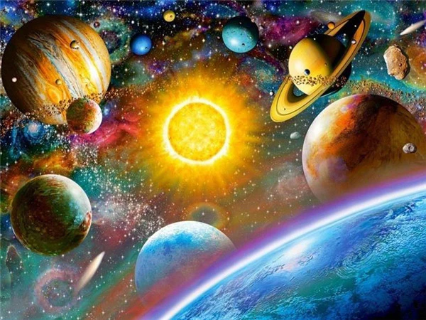 3238 HUACAN 5D Алмазная вышивка природа полная площадь Алмазный алмазная мозаика 5д космос декорации - Цвет: 3238