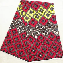 Африканская ткань с восковыми принтами африканская ткань Анкара Ткань 6 ярдов хлопок ткань для лоскутное Африканский батик ткань с принтом JSX-A50