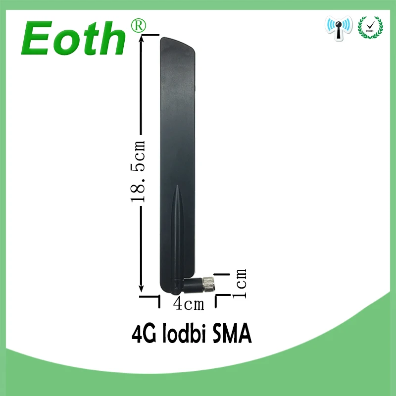 Eoth 2 шт 3g 4G LTE антенна SMA разъем 10DBI антенна 698~ 960 МГц/1710~ 2690 МГц для huawei беспроводной маршрутизатор модем повторитель