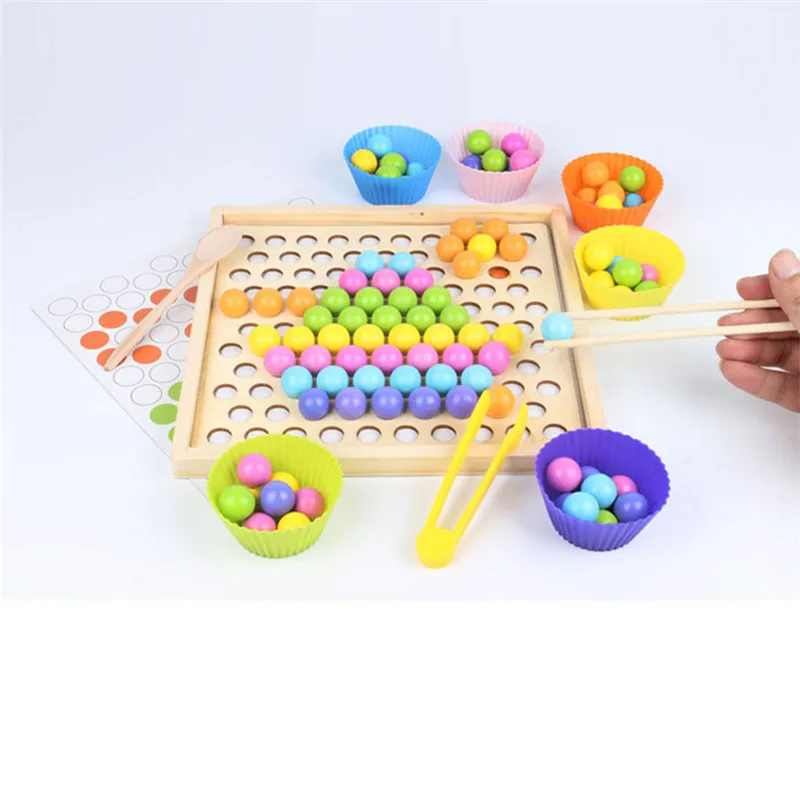 Children's educational toys Sorting Toys for Toddlers Matching Game Color Sorting Preschool Learning Toys juguetes #4O21 (13)