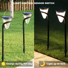 Светодиодный светильник на солнечных батареях для украшения сада на открытом воздухе, водонепроницаемый светодиодный светильник на солнечных батареях, уличный пейзаж, лампа для двора