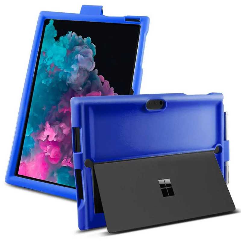 MingShore чехол для microsoft Surface Pro 4 5 6 7 силиконовый сверхмощный защитный анти-осенний чехол Чехол для Surface Pro 7 Tablet