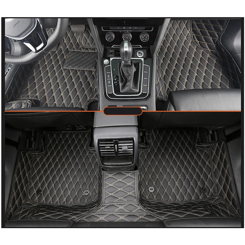 lsrtw2017 leather car floor mat rug carpet for volkswagen passat cc