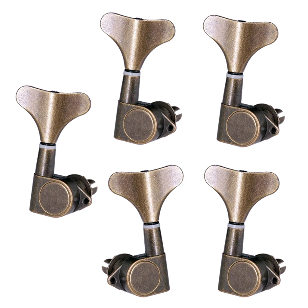 5pcs Classical Guitar-String Tuning Pegs Tuners Machine Heads - 1 Left 4 Right, 2.17-2.20 inch