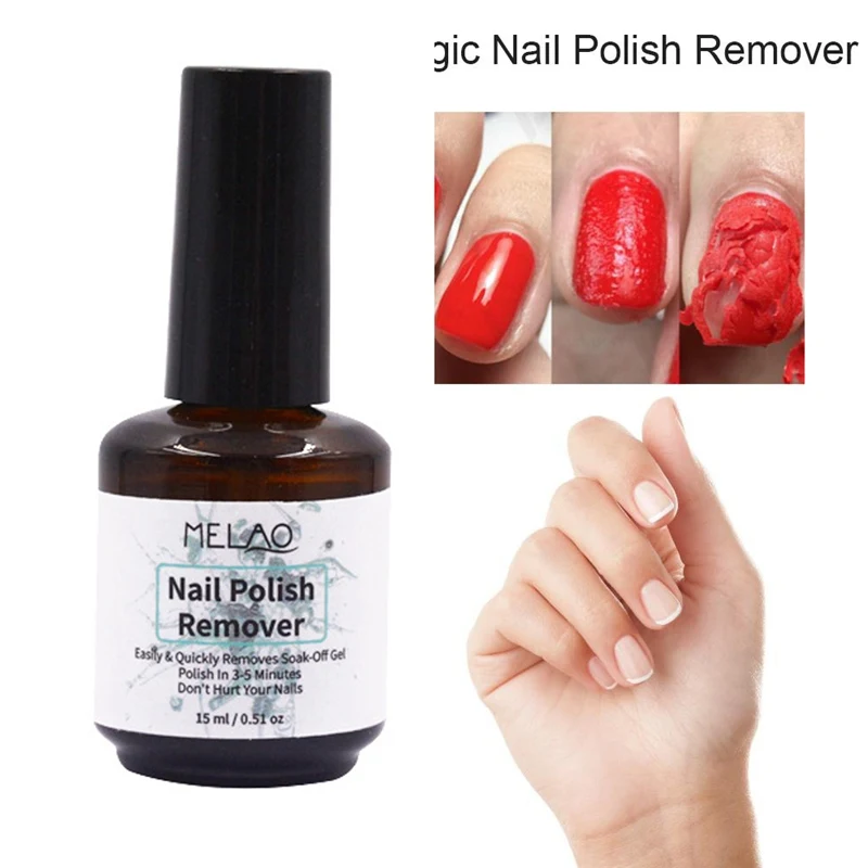 15ml Magic UV LED Gel Nail Polish Burst Remover Gel to Remove Soak Off Gel Polish Nail Solution Cleaner Gel Wholesale