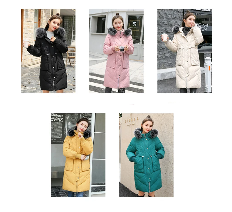 SWREDMI Oversize 4XL Long Warm Thick Female Jacket Winter Warm Jacket Women Women's Winter Jacket Wadded Down Outwear Clothing