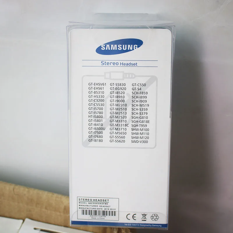 S5830 новые оригинальные наушники EHS61 проводные с микрофоном для Samsung S7562 xiaomi HUAWEI