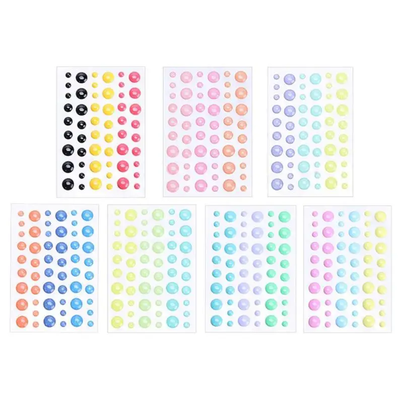 

Enamel Dot Sticker Resin Sticker for DIY Scrapbooking Photo Album Decor