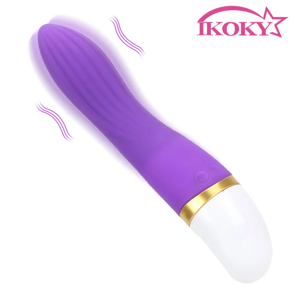IKOKY G-Spot вибратор волшебная палочка секс-игрушки для женщин женский мастурбатор USB