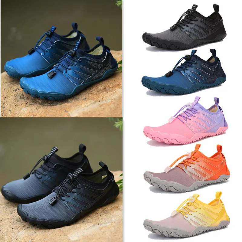 Five-finger Size Hiking Shoes Men's Shoes Wading Couple Shoes Women's Outdoor Diving Beach Shoes Fitness Riding Hiking Shoes. kawaii gloves men and women general windproof gloves cartoon animal 3d printing riding touch screen student five finger gloves