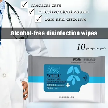 

10 Wipes/pack Wet Wipe Mother & Kids Tissue Cleaning Hands Health Care Easy Carry Care Wet Wipes Drop Shipping